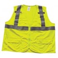 1266FR-LZ Lime Class 2 Modacrylic /Mesh Vest